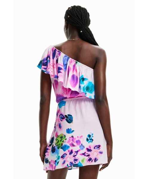 Desigual(デシグアル)の「M. Christian Lacroix アシンメトリー ショートワンピース(ワンピース・レディース・レッド・XS/XL/M/S/L)」の5枚目の写真