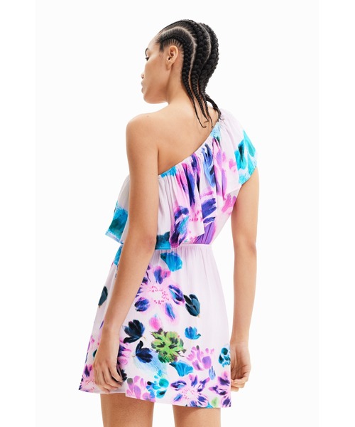 Desigual(デシグアル)の「M. Christian Lacroix アシンメトリー ショートワンピース(ワンピース・レディース・レッド・XS/XL/M/S/L)」の8枚目の写真