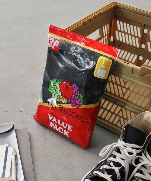 FRUIT OF THE LOOM(フルーツオブザルーム)の「FRUIT OF THE LOOM リブタンクトップ3Pパック/無地/3枚セット/フルーツオブザルーム(タンクトップ・メンズ・ホワイト/ブラック/グレー・M/L/XL)」の3枚目の写真