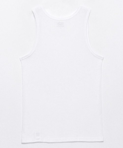 FRUIT OF THE LOOM(フルーツオブザルーム)の「FRUIT OF THE LOOM リブタンクトップ3Pパック/無地/3枚セット/フルーツオブザルーム(タンクトップ・メンズ・ホワイト/ブラック/グレー・M/L/XL)」の6枚目の写真