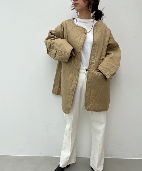 y/m by RIKA（イムバイリカ）の「M65ライナーキルトコート（その他アウター・レディース・カーキ/ベージュ/ブラック・FREE）」の22枚目の写真
