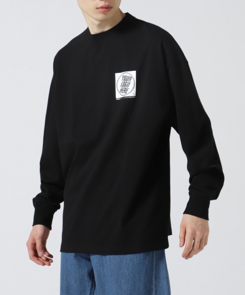 ADANS（アダンス）の「ADANS/アダンス/ロンT（Tシャツ/カットソー・メンズ・ネイビー/ホワイト/ブラック・F）」の3枚目の写真