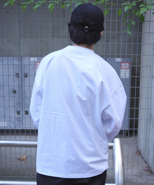 ADANS（アダンス）の「ADANS/アダンス/ロンT（Tシャツ/カットソー・メンズ・ネイビー/ホワイト/ブラック・F）」の8枚目の写真