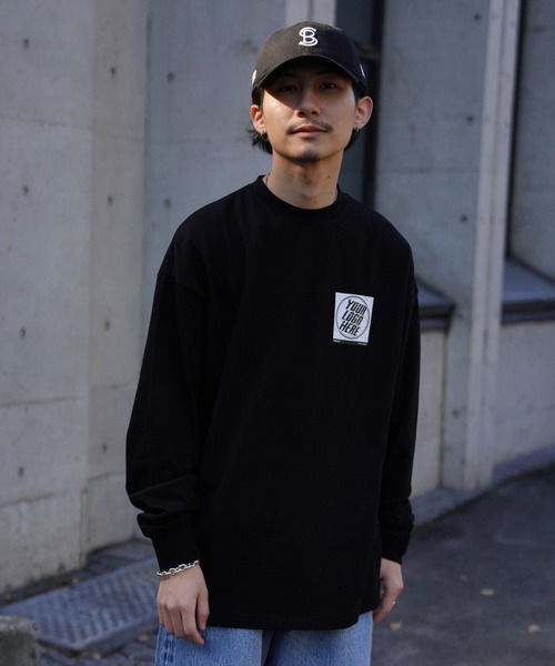 ADANS（アダンス）の「ADANS/アダンス/ロンT（Tシャツ/カットソー・メンズ・ネイビー/ホワイト/ブラック・F）」の6枚目の写真