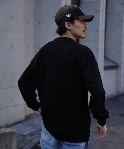ADANS（アダンス）の「ADANS/アダンス/ロンT（Tシャツ/カットソー・メンズ・ネイビー/ホワイト/ブラック・F）」の5枚目の写真