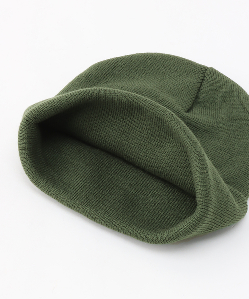 The Good Company(ザグッドカンパニー)の「【THE GOOD COMPANY/ザグッドカンパニー】BEAR BEANIE(ニットキャップ/ビーニー・メンズ・キャメル/グリーン・FREE)」の4枚目の写真