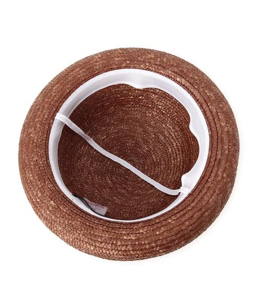 BEAUTY&YOUTH UNITED ARROWS（ビューティーアンドユースユナイテッドアローズ）の「BK WHIP CREAM ストローハット（ハット・キッズ・ブラウン/ベージュ・52cm/54cm）」の9枚目の写真
