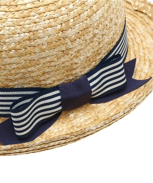 BEAUTY&YOUTH UNITED ARROWS（ビューティーアンドユースユナイテッドアローズ）の「BK WHIP CREAM ストローハット（ハット・キッズ・ブラウン/ベージュ・52cm/54cm）」の6枚目の写真