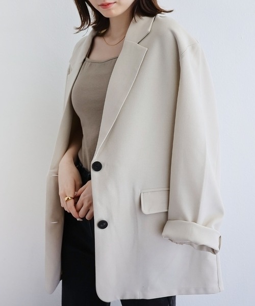andme(アンドミー)の「フライス素材カップ付きキャミソールトップス(キャミソール・レディース・キナリ/グリーン系その他/テラコッタ/ベージュ系その他/ブラック/チャコールグレー・FREE)」の14枚目の写真
