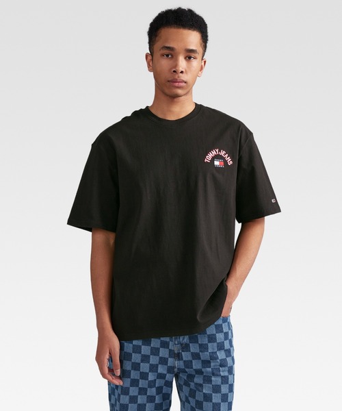 tommy jeans（トミー ジーンズ）の「スケートモダンプレップTシャツ（Tシャツ/カットソー・メンズ・ベージュ/ホワイト/ブラック・LARGE/MEDIUM/SMALL/X-LARGE）」の6枚目の写真