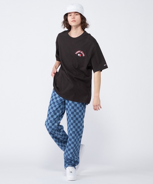 tommy jeans（トミー ジーンズ）の「スケートモダンプレップTシャツ（Tシャツ/カットソー・メンズ・ベージュ/ホワイト/ブラック・LARGE/MEDIUM/SMALL/X-LARGE）」の9枚目の写真