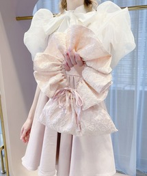 ハートジャガードミニバッグ