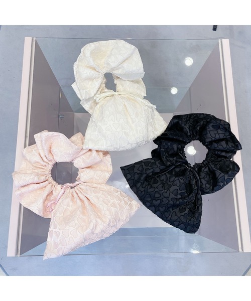 lilLilly（リルリリー）の「ハートジャガードミニバッグ（ハンドバッグ・レディース・ホワイト/ブラック/ピンク・FREE）」の10枚目の写真