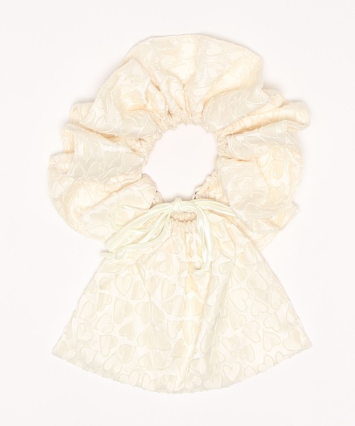 lilLilly（リルリリー）の「ハートジャガードミニバッグ（ハンドバッグ・レディース・ホワイト/ブラック/ピンク・FREE）」の4枚目の写真