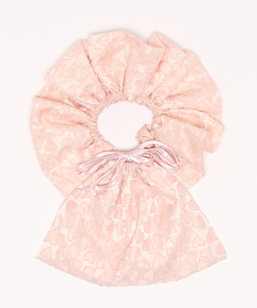 lilLilly（リルリリー）の「ハートジャガードミニバッグ（ハンドバッグ・レディース・ホワイト/ブラック/ピンク・FREE）」の5枚目の写真