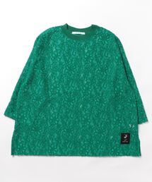 ポリエステルラッセルレースカットソー