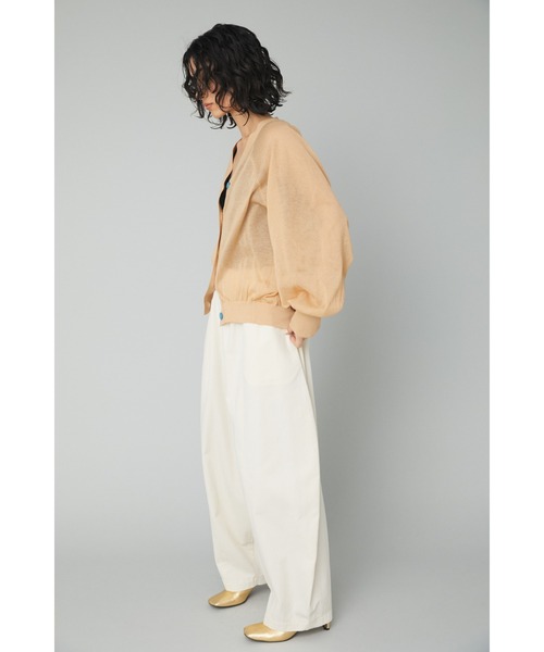 HeRIN.CYE（ヘリンドットサイ）の「Boy friend pants (ﾎﾞｰｲﾌﾚﾝﾄﾞ ﾊﾟﾝﾂ)（その他パンツ・レディース・ホワイト/カーキ/ブラウン系・FREE）」の18枚目の写真