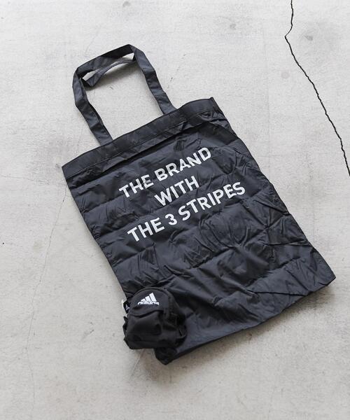adidas（アディダス）の「ADIDAS（アディダス）パッカブルエコバッグ（エコバッグ/サブバッグ・メンズ・ブラック/ピンク/イエロー/グレー・FREE）」の2枚目の写真