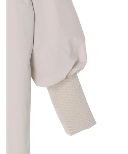 koe(コエ)の「ベンタイルノーカラーコート(ノーカラーコート・レディース・ライトベージュ/ネイビー・M)」の8枚目の写真