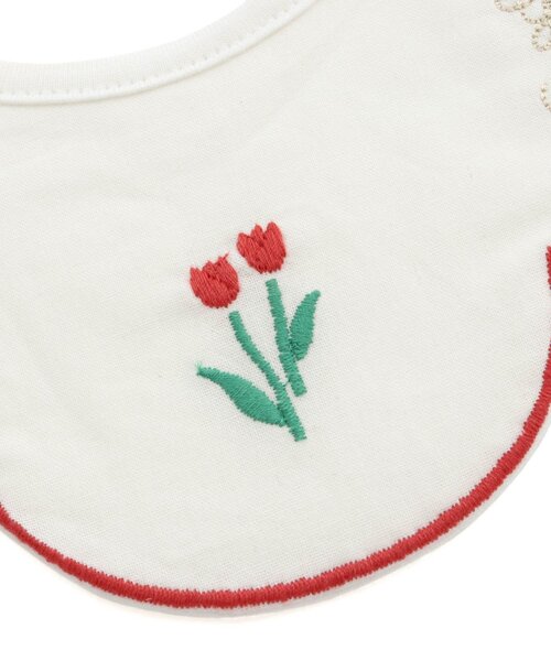 アンティーク オープンカットワーク花刺繍 アイレット スカラップ