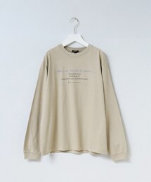 【WORLD for the World】ロゴプリント ロンT