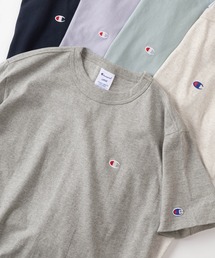 Champion（チャンピオン）の「【Champion/チャンピオン】ワンポイント ロゴ付き メンズ ベーシック ショートスリーブTシャツ/半袖Tシャツ/【USAコットン】（Tシャツ/カットソー）」