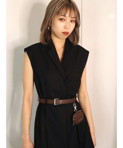 EMODA（エモダ）の「ミニポーチベルト（ベルト・レディース・ブラック/ブラウン・FREE）」の10枚目の写真