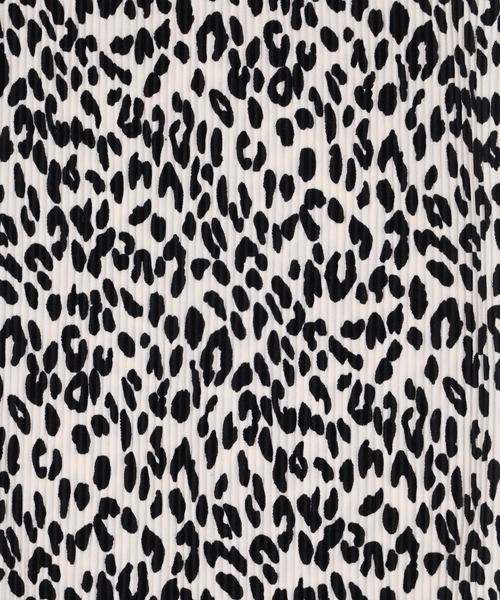 PHILLY（フィリー）の「レオパードワイドパンツ（スラックス・レディース・ブラック/ベージュ・FREE）」の5枚目の写真