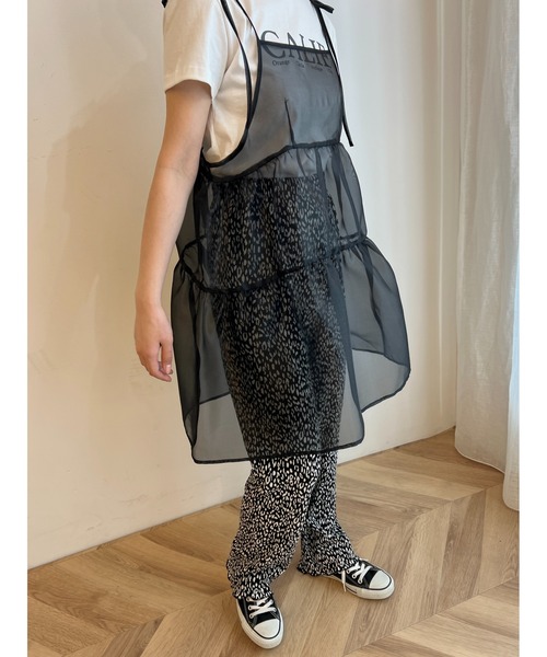 PHILLY（フィリー）の「レオパードワイドパンツ（スラックス・レディース・ブラック/ベージュ・FREE）」の11枚目の写真