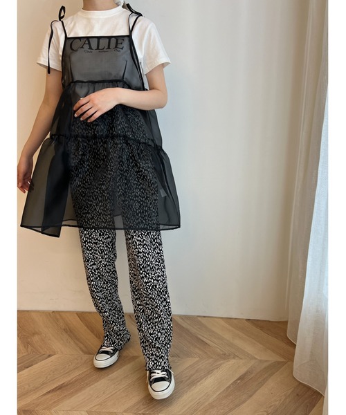 PHILLY（フィリー）の「レオパードワイドパンツ（スラックス・レディース・ブラック/ベージュ・FREE）」の15枚目の写真