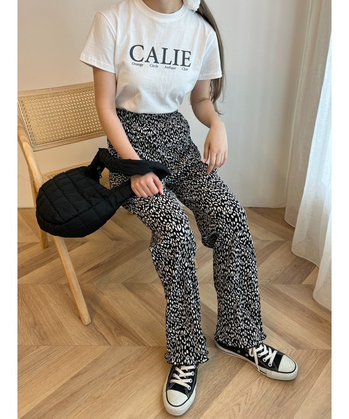 PHILLY（フィリー）の「レオパードワイドパンツ（スラックス・レディース・ブラック/ベージュ・FREE）」の16枚目の写真