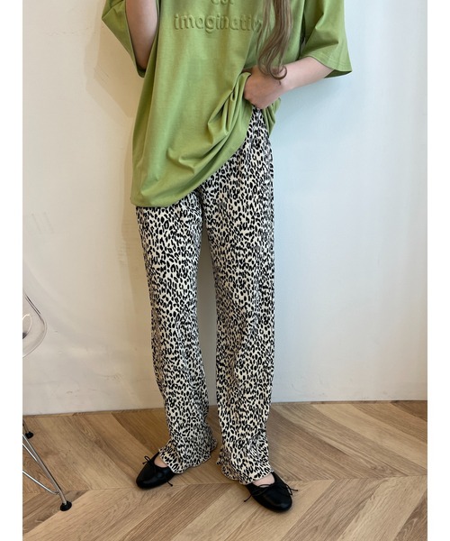 PHILLY（フィリー）の「レオパードワイドパンツ（スラックス・レディース・ブラック/ベージュ・FREE）」の17枚目の写真
