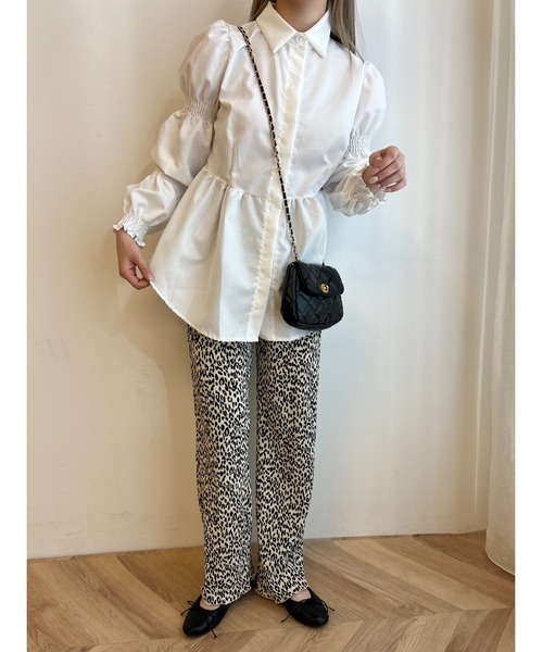 PHILLY（フィリー）の「レオパードワイドパンツ（スラックス・レディース・ブラック/ベージュ・FREE）」の22枚目の写真