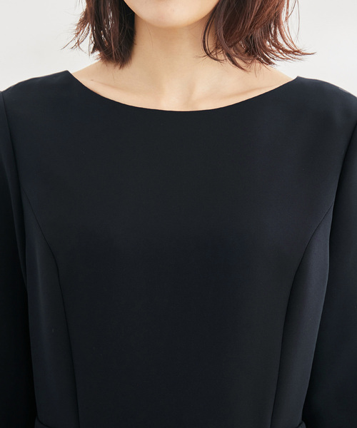 ROPE' PICNIC(ロペピクニック)の「【360°ウルトラストレッチ】セットアップ対応/9分丈ワンピース【一部店舗限定34-42サイズ】(ワンピース・レディース・ネイビー/ブラック/イエロー系その他3・36/38/40/42)」の12枚目の写真