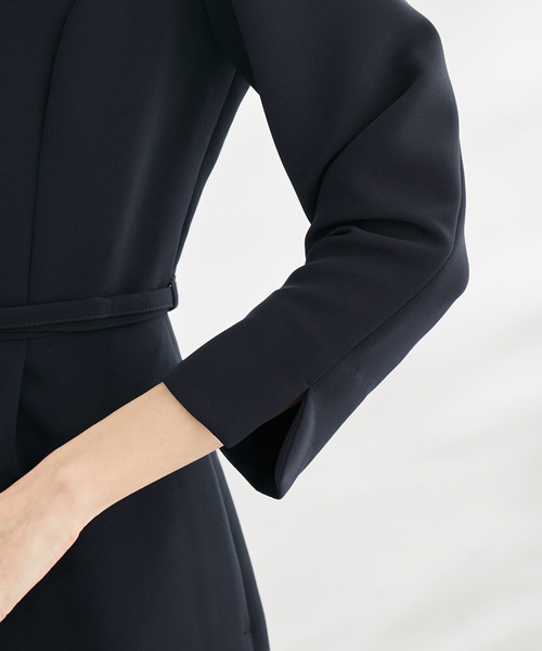 ROPE' PICNIC(ロペピクニック)の「【360°ウルトラストレッチ】セットアップ対応/9分丈ワンピース【一部店舗限定34-42サイズ】(ワンピース・レディース・ネイビー/ブラック/イエロー系その他3・36/38/40/42)」の14枚目の写真