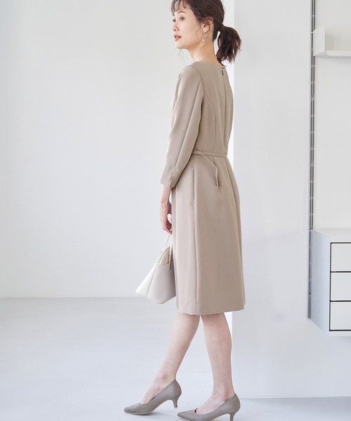 ROPE' PICNIC(ロペピクニック)の「【360°ウルトラストレッチ】セットアップ対応/9分丈ワンピース【一部店舗限定34-42サイズ】(ワンピース・レディース・ネイビー/ブラック/イエロー系その他3・36/38/40/42)」の8枚目の写真