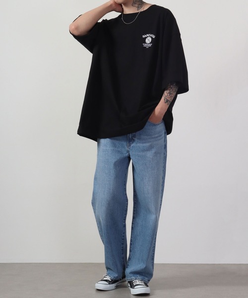 波達(NAMITATSU)（ナミタツ）の「波達(NAMITATSU) 虎和柄TeeBIG 半袖（Tシャツ/カットソー・メンズ・ホワイト/ブラック・3XL/2XL/4XL）」の6枚目の写真