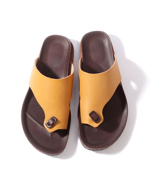 whoop-de-doo(フープディドゥ)の「クッションソール トングサンダル whoop-de-doo/フープディドゥ(サンダル・メンズ・イエロー/ブラック/ネイビー/ダークブラウン/ブルー・41/43/44/42/40/39/45)」の5枚目の写真