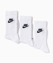 NIKE（ナイキ）の「(NIKE)ナイキ スポーツウェア エブリデイ エッセンシャル クルーソックス（ソックス/靴下・レディース）」