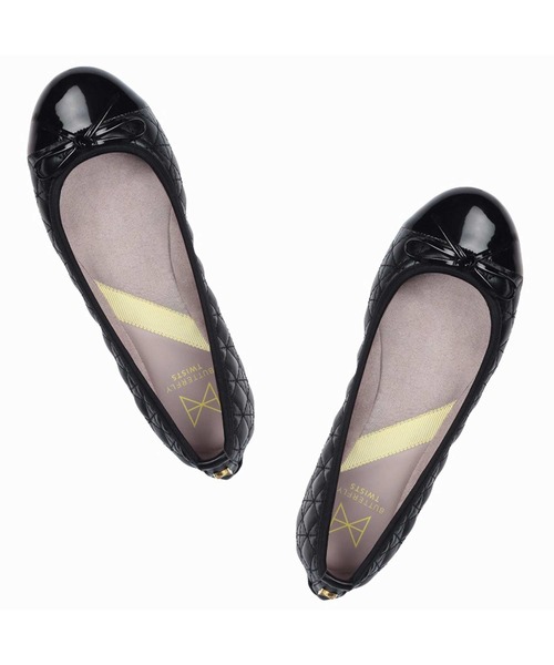 BUTTERFLY TWISTS（バタフライツイスト）の「ButterflyTwists OLIVIA バレエシューズ ラウンドトゥタイプ（パンプス・レディース・ブラック/クリーム・37/38/39/40/36）」の9枚目の写真