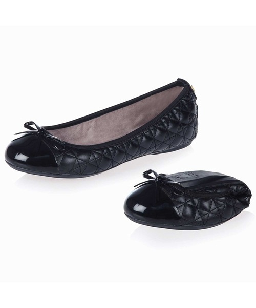 BUTTERFLY TWISTS（バタフライツイスト）の「ButterflyTwists OLIVIA バレエシューズ ラウンドトゥタイプ（パンプス・レディース・ブラック/クリーム・37/38/39/40/36）」の7枚目の写真