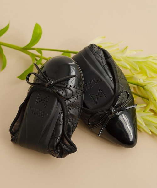 BUTTERFLY TWISTS（バタフライツイスト）の「ButterflyTwists OLIVIA バレエシューズ ラウンドトゥタイプ（パンプス・レディース・ブラック/クリーム・37/38/39/40/36）」の17枚目の写真