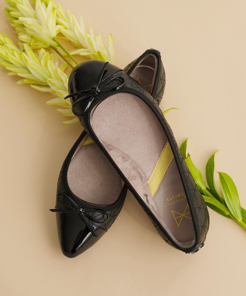 BUTTERFLY TWISTS（バタフライツイスト）の「ButterflyTwists OLIVIA バレエシューズ ラウンドトゥタイプ（パンプス・レディース・ブラック/クリーム・37/38/39/40/36）」の18枚目の写真