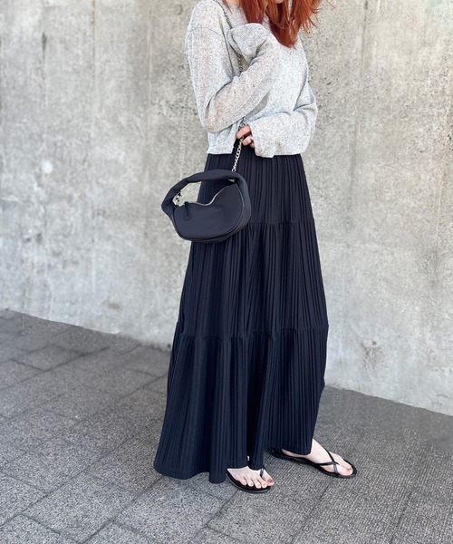ISOOK(アイスー)の「【ZOZO限定】One handle chain mini bag / ワンハンドルチェーンミニバッグ(ショルダーバッグ・レディース・ブラック/ホワイト・FREE)」の17枚目の写真