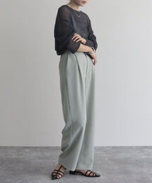 fredy emue | 【fredye mue/フレディエミュ】タックスラックスパンツ(スラックス)