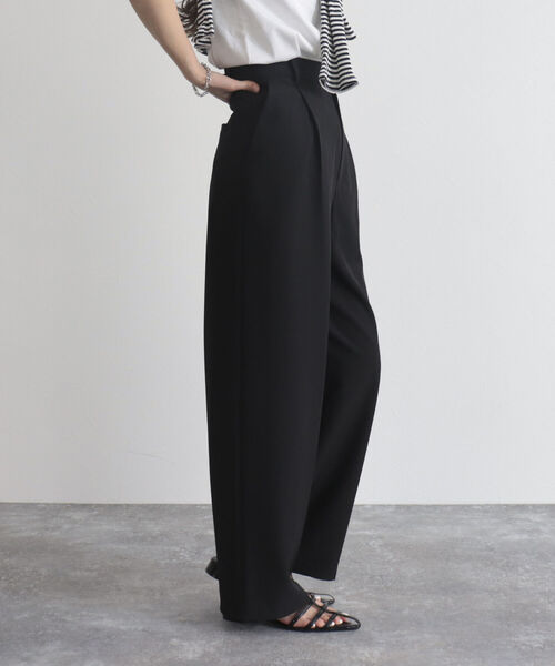 fredy emue（フレディエミュ）の「【fredye mue/フレディエミュ】タックスラックスパンツ（スラックス・レディース・チャコールグレー/ミント/ブラック・36/38）」の15枚目の写真