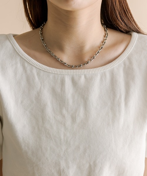 mline（エムライン）の「[mline] ちび半袖Tシャツ（Tシャツ/カットソー・レディース・ピンク/ベージュ/ブルー/オフホワイト/ブラック/ホワイト系その他/グレー系その他/ピンク系その他・FREE）」の17枚目の写真