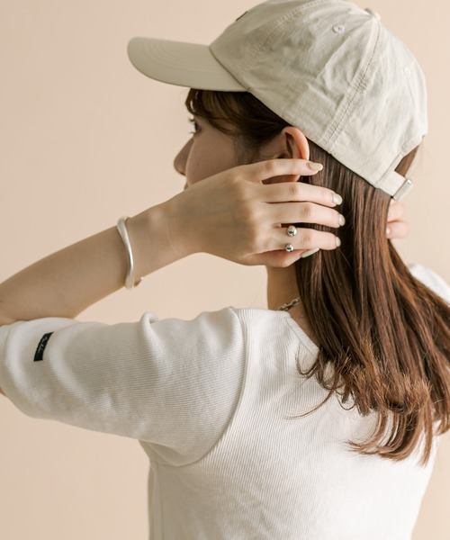 mline（エムライン）の「[mline] ちび半袖Tシャツ（Tシャツ/カットソー・レディース・ピンク/ベージュ/ブルー/オフホワイト/ブラック/ホワイト系その他/グレー系その他/ピンク系その他・FREE）」の12枚目の写真