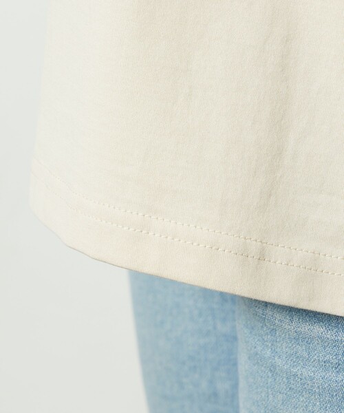 FREAK'S STORE（フリークスストア）の「【限定展開】w/ the Parks/ウィズザパークス　Details.. color ringer print tee/プリントリンガーTシャツ（Tシャツ/カットソー・レディース・ブラック/グリーン・ﾌﾘ-）」の19枚目の写真