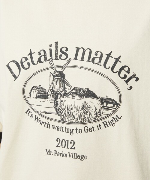 FREAK'S STORE（フリークスストア）の「【限定展開】w/ the Parks/ウィズザパークス　Details.. color ringer print tee/プリントリンガーTシャツ（Tシャツ/カットソー・レディース・ブラック/グリーン・ﾌﾘ-）」の20枚目の写真